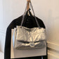 Women's Fashion Diamond Pattern Chain Texture Commuter Shoulder Bags