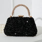Women's Retro Fashion Dinner Sequined Banquet Portable Evening Bags
