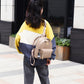 Women's Korean Fashionable Leather Large Capacity Backpacks