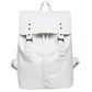 Men's Solid Color Fashion Large Capacity Retro Backpacks