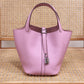 Women's Top Layer Cowhide Leather Portable Vegetable Handbags