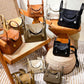 Large Capacity Underarm Lindy Doctor Leather Crossbody Bags