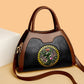 Women's Elegant National Style Soft Leather Mother Handbags