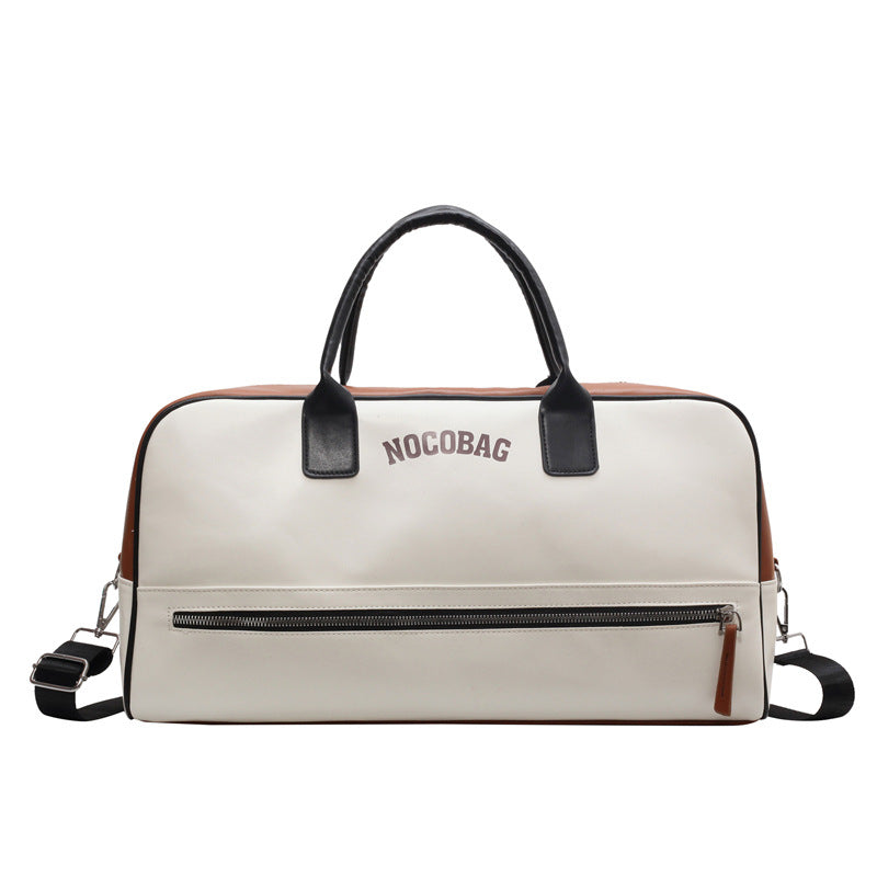 Short Business Trip Fashion Color Contrast Simple Portable Travel Bags