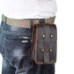 Women's & Men's & Vintage Pants Pannier Crazy Horse Genuine Phone Bags