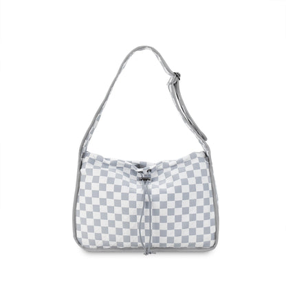 For Moms Waterproof Nylon Diaper Maternal Plaid Large Bags