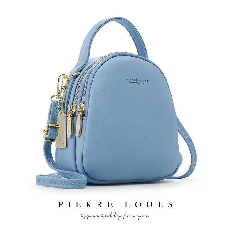Women's Korean Solid Color Large Capacity Fashion Backpacks