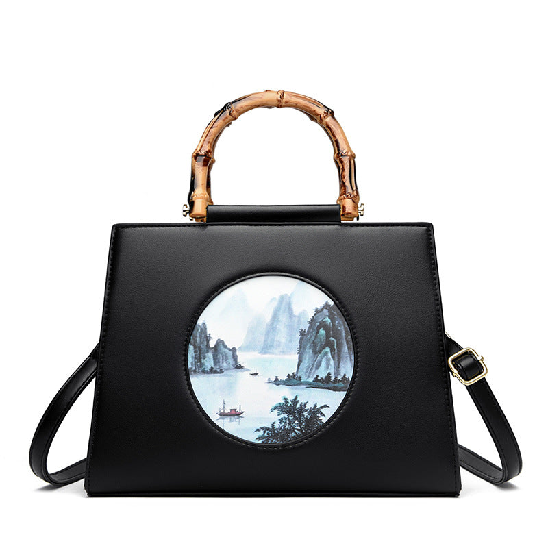 Women's Chinese Style One Spring Versatile Large Crossbody Bags