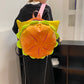 Women's Cute Cheese Hamburger Design Funny Creative Backpacks