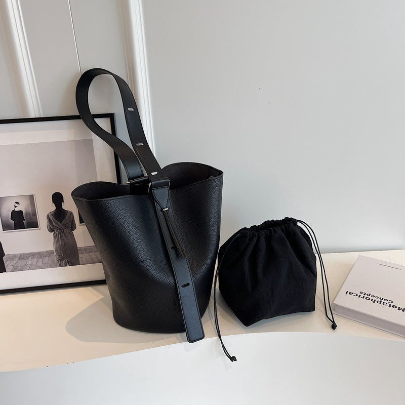 Women's Comfortable Large Capacity Retro High-grade Bucket Bags