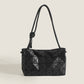 Women's High Quality Rhombus Geometric Underarm Drawstring Bags