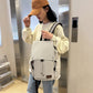 Men's Capacity High-grade Simple Solid Color Early Backpacks