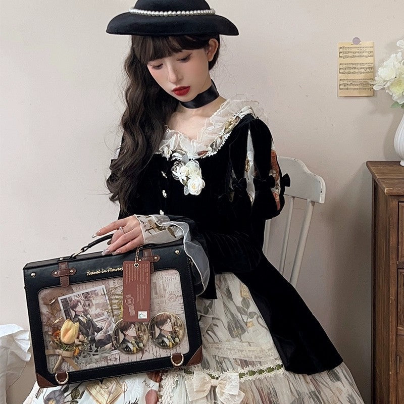 Everyday Joker Transparent Two-dimensional Badge Bar Female Shoulder Bags