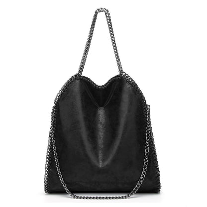 Stylish Women's Trendy Chain Foldable Portable Shoulder Bags