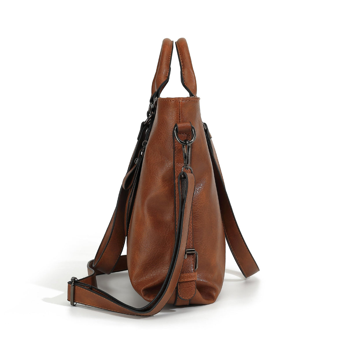Women's Fashion Soft Leather Large Capacity Totes Handbags