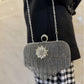 Full Diamond Rhinestone Clutch Bar Banquet Evening Bags