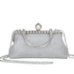 Women's Distinguished Diamond Sequined Dinner Dress Evening Bags