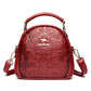 Women's Niche High Sense Round Embossed Mom Handbags