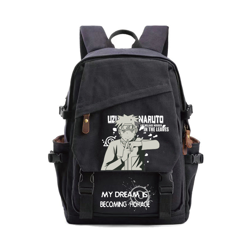 Men's Piece Cartoon Dragon Ball Totoro Joint Middle School Students' Schoolbags