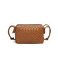 Women's Hand-woven Simple Trendy Black White Chessboard Bags