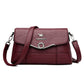 Women's Kangaroo Mother Simple Embroidery Line Shoulder Bags