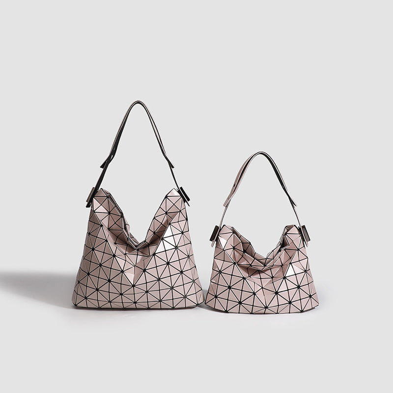 Trendy Style Underarm Commuter Geometric Rhombus Crossbody Bags