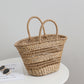 French Retro Straw Niche Hollow Woven Shoulder Bags