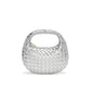 Women's Mini Cute Dumpling Macaron Woven Pouch Crossbody Bags