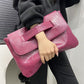 Pattern Strap Clutch Large Capacity File Handbags