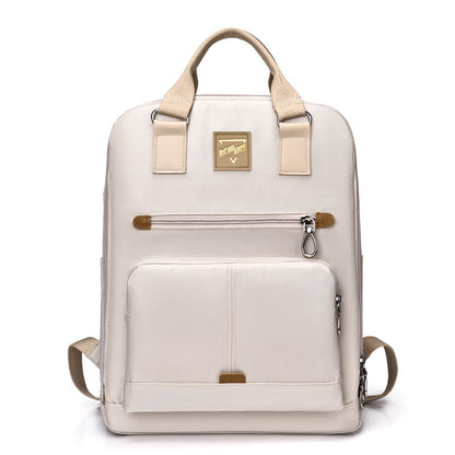 Women's Fashion Mummy Commuter Computer Waterproof Solid Backpacks