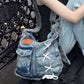 The Old Cowboy Niche Design Raw Crossbody Bags