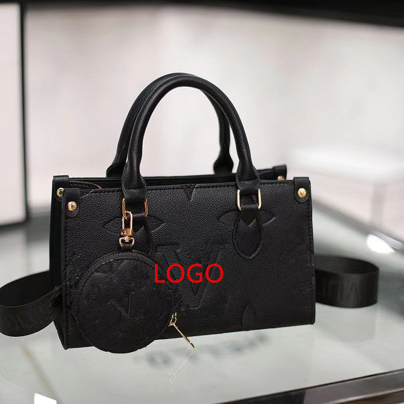 Women's Mini Embossed Large Capacity Portable Tote Bags