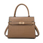 Trendy Fashion Crocodile Pattern Kelly Western Bags