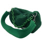 Women's Ge Plush Acrylic Chain Wide Strap Shoulder Bags