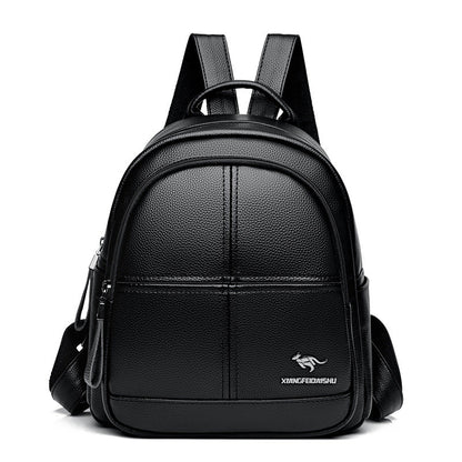 Women's Large Capacity Splicing Simple Fashion Soft Backpacks