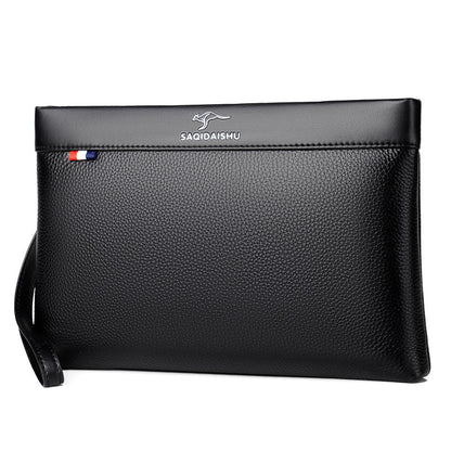 Men's Genuine Leather Clutch Leisure First Layer Kraft Men's Handbags