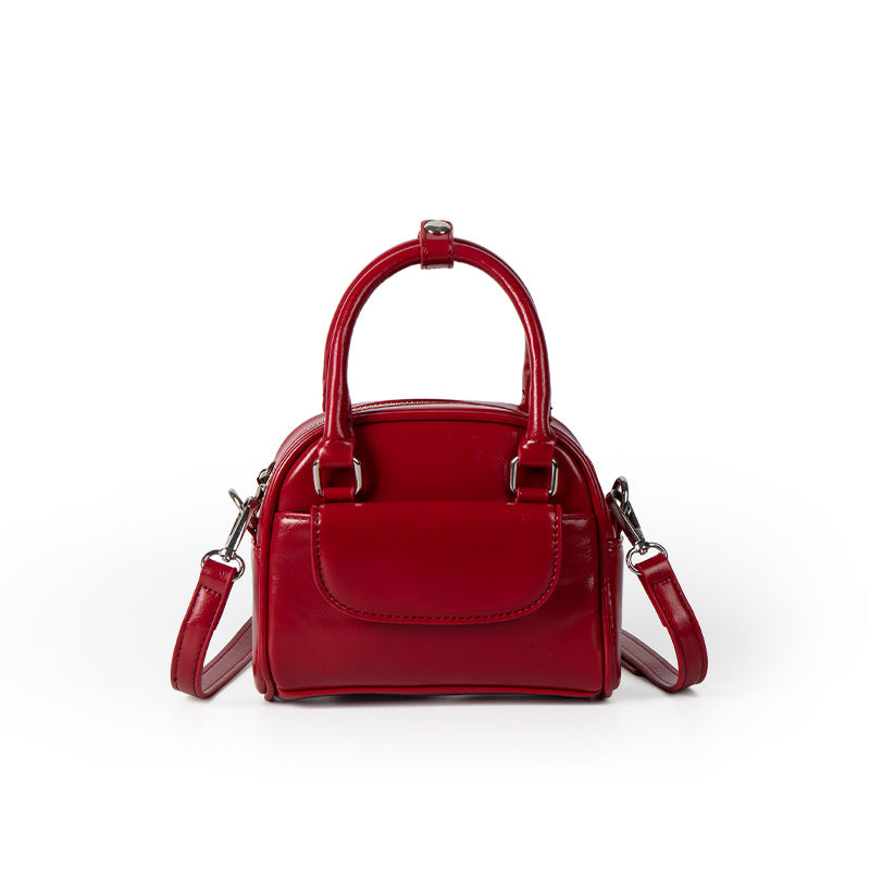 Women's Advanced Texture Mini Retro Easy Matching Hand Shoulder Bags