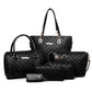 Women's Beautiful Creative Fashion Embossing Rhombus Shoulder Bags