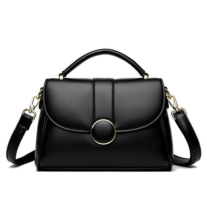 Women's Large Capacity Simple Soft Leather To Shoulder Bags