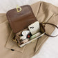 Women's Style Advanced Texture Design Badge Trendy Small Square Bags