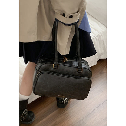 Women's Autumn Retro Portable Bowling Simple Niche Underarm Armpit Bags