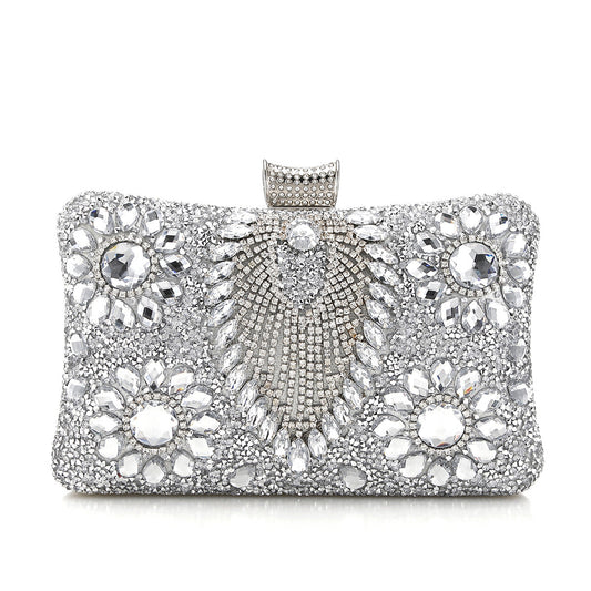 Women's Dinner Clothing Inlaid Portable Clutch Bags