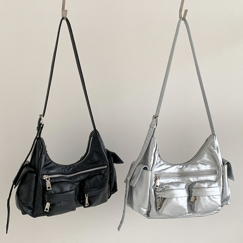 Design Fashion Motorcycle Elegant Sier Cool Crossbody Bags