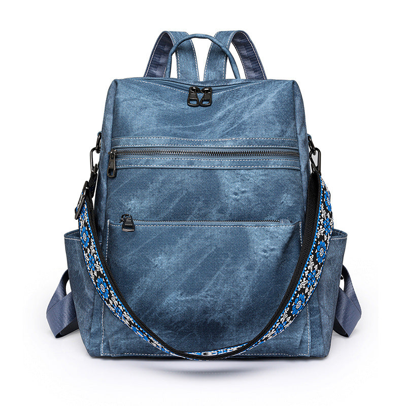 Women's Lightweight Retro Large Capacity Leisure Backpacks
