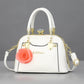 Textured Bright Leather Fashion Shell Dinner Handbags