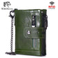 Men's Swiping Vertical Top Layer Oil Wax Men's Wallets