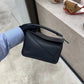 Women's Genuine Leather Portable Stitching Soft Pillow Bags