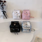 Women's Diamond Check Chain Fashion Portable Texture Backpacks