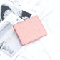 Women's Slouchy Leather Short Fold Genuine Ladies Wallets