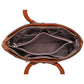 Women's Fashion Crocodile Pattern Mixed Color Handbags